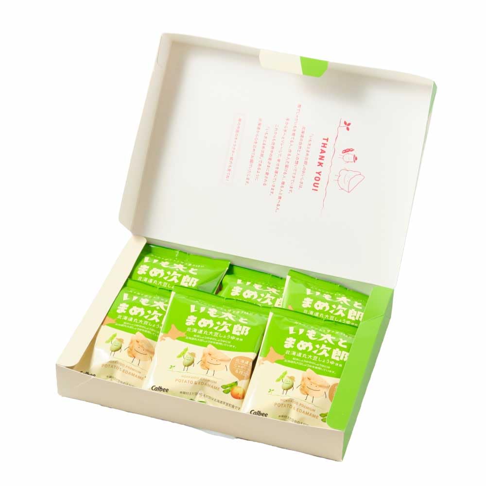 [Hokkaido only] [Calbee] IMO & MAME Imo Mame 1 box 84g (14g x 6 bags)