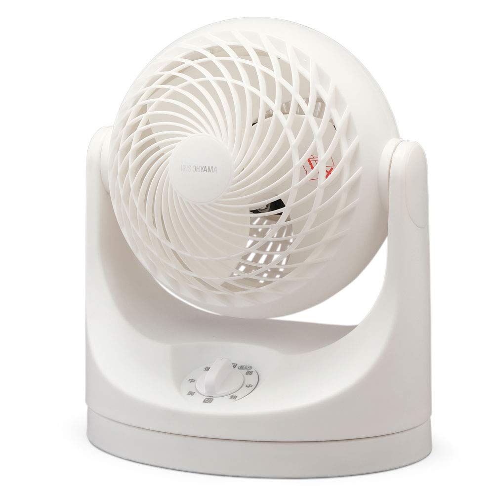 Iris Ohyama Circulator 8 Tatami Swing Macaron Shape PCF-MKM15-W White
