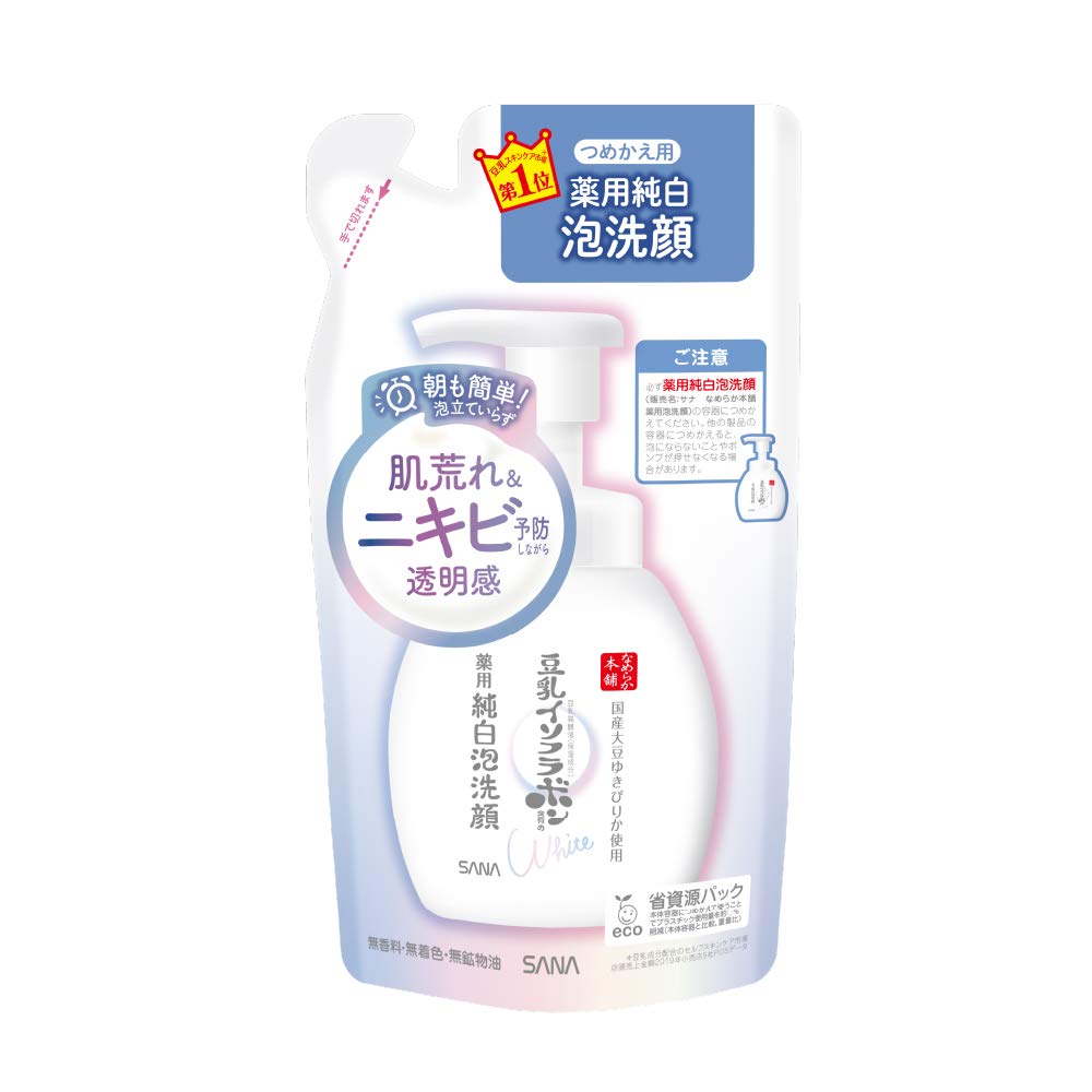 【의약부외품】 매끄러운 본점 약용 거품 세안(손바닥용) 180밀리리터 (x 1) 세안 폼