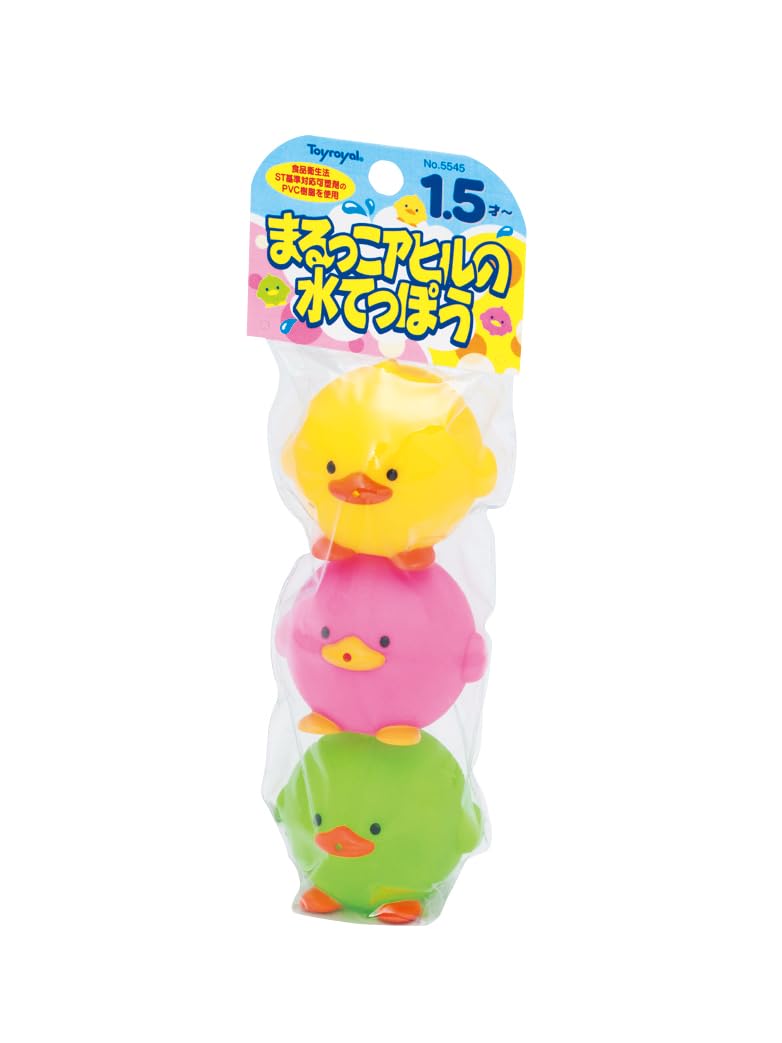 Toy Royal Marukko Duck Water Tip (Bath Play/Bath Goods) Bath Toy (Water Gun/Water Play) Colorful Toy