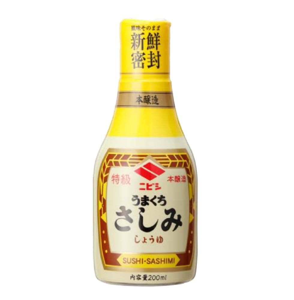 Nibishi Soy Sauce Special Grade Deku Chisashimi Soy Sauce 200ml
