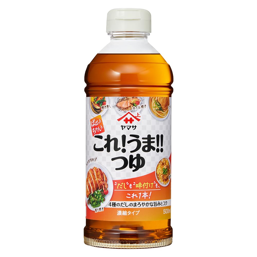 Yamasa Papatchanto This! Delicious! Tsuyu 500ml x 3 pieces