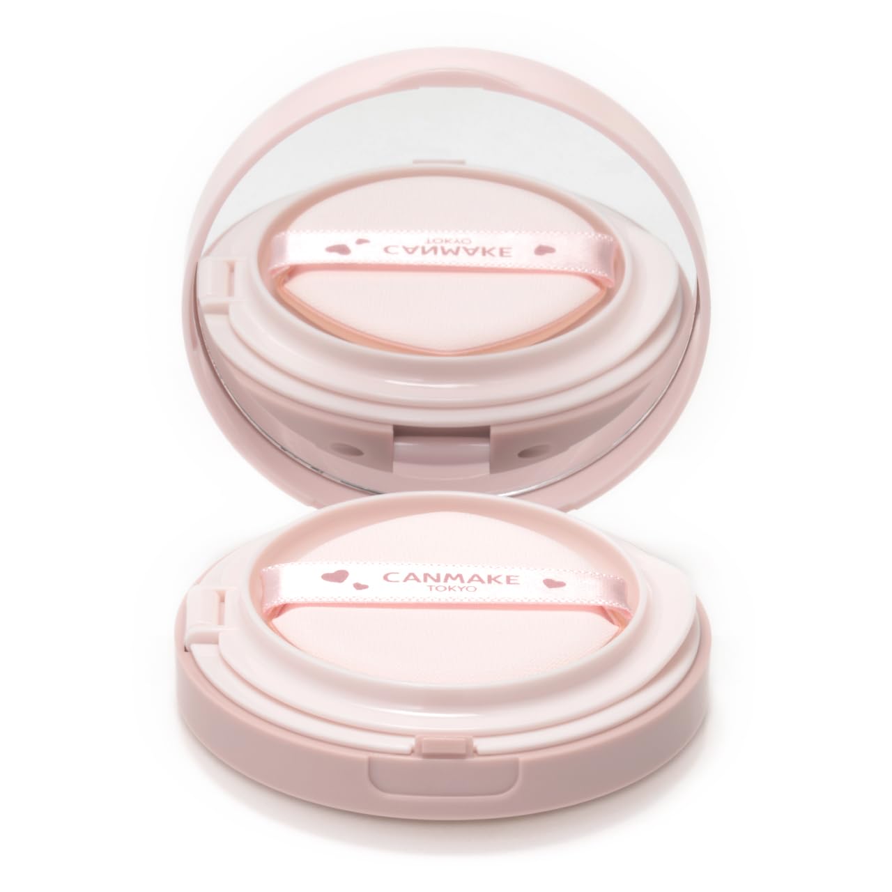 Canmake Fit Glow Cushion 01 Light 10g Foundation Cushion Foundation Glowing Skin Thin Film with Drop-Shaped Puff SPF50+ PA+++