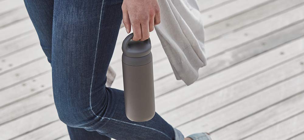 KINTO Day Off Tumbler 500ml Dark Gray Vacuum Double Structure Heat Retention Cold Retention Water Bottle 21096