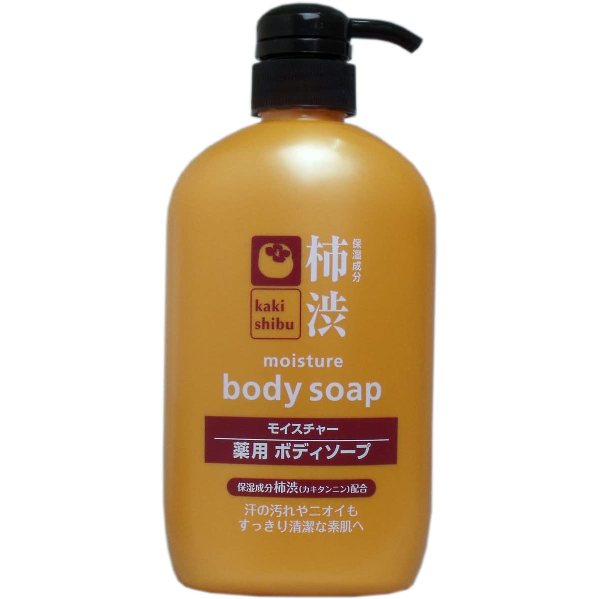 Kumano Yushi Medicated Persimmon Shibu Body Soap 600ml