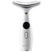BRiOSS Neck Care Lift Gray Face & Body Lift EMS Vibration Rechargeable USBTypeC Neck Face Line Forehead Lymph Cheek Upper Arm Calf
