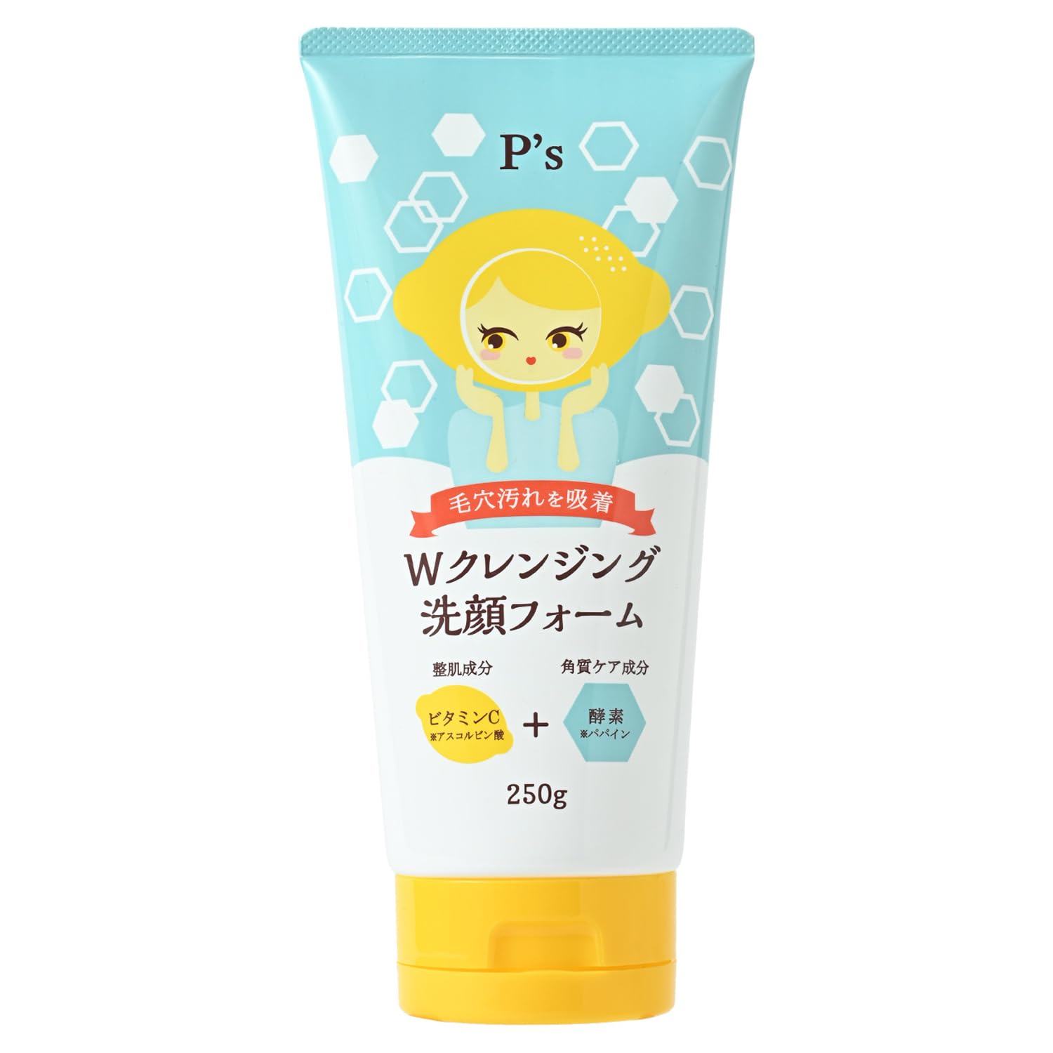 P’s Vitamin C + Enzyme W Cleansing Facial Foam 250g