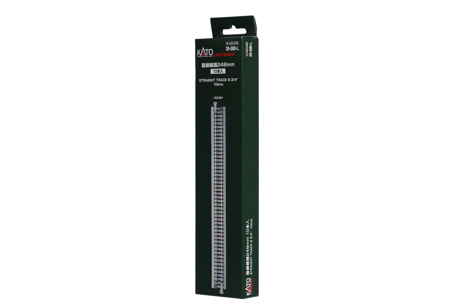 KATO N Gauge Straight Track 248mm 10pcs 20-000-L Railway Model Supplies