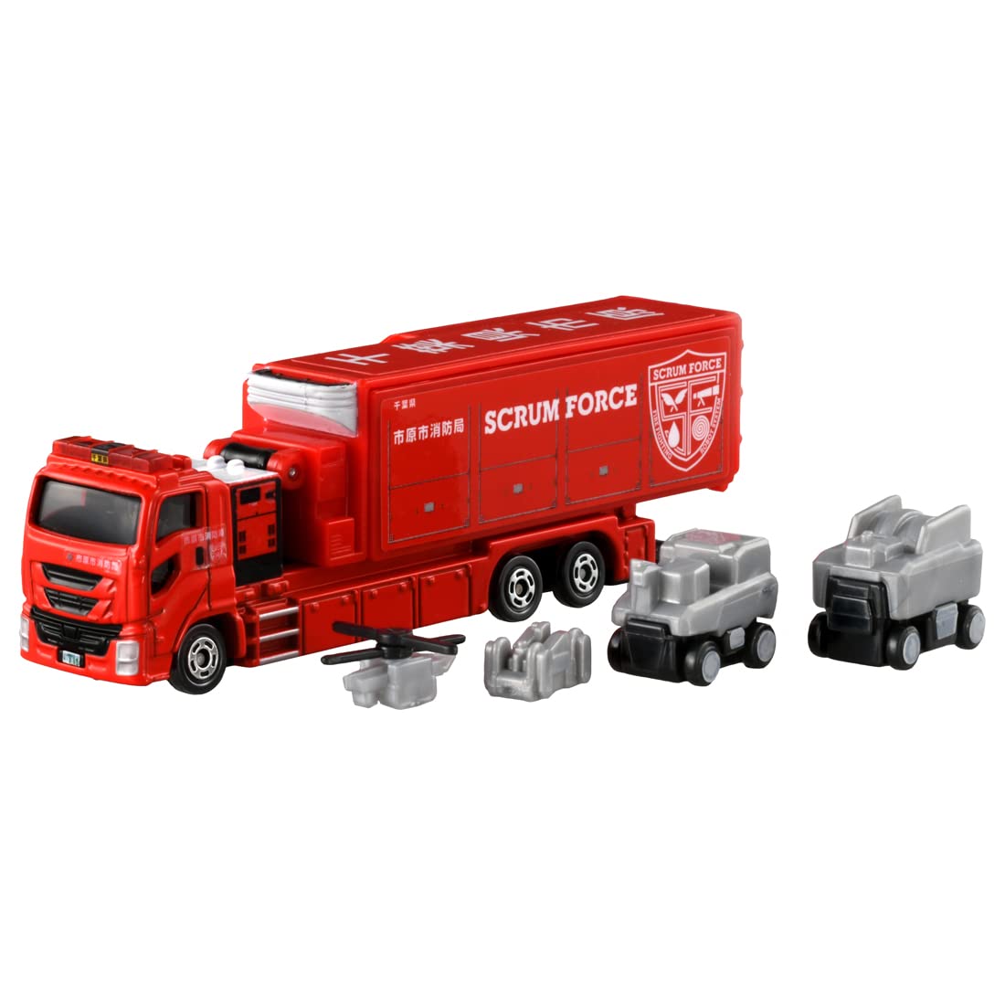 TAKARA TOMY Tomica Long Type Tomica No.121 Ichihara City Fire Department Scrum Force Mini Car Toy Ages 3+
