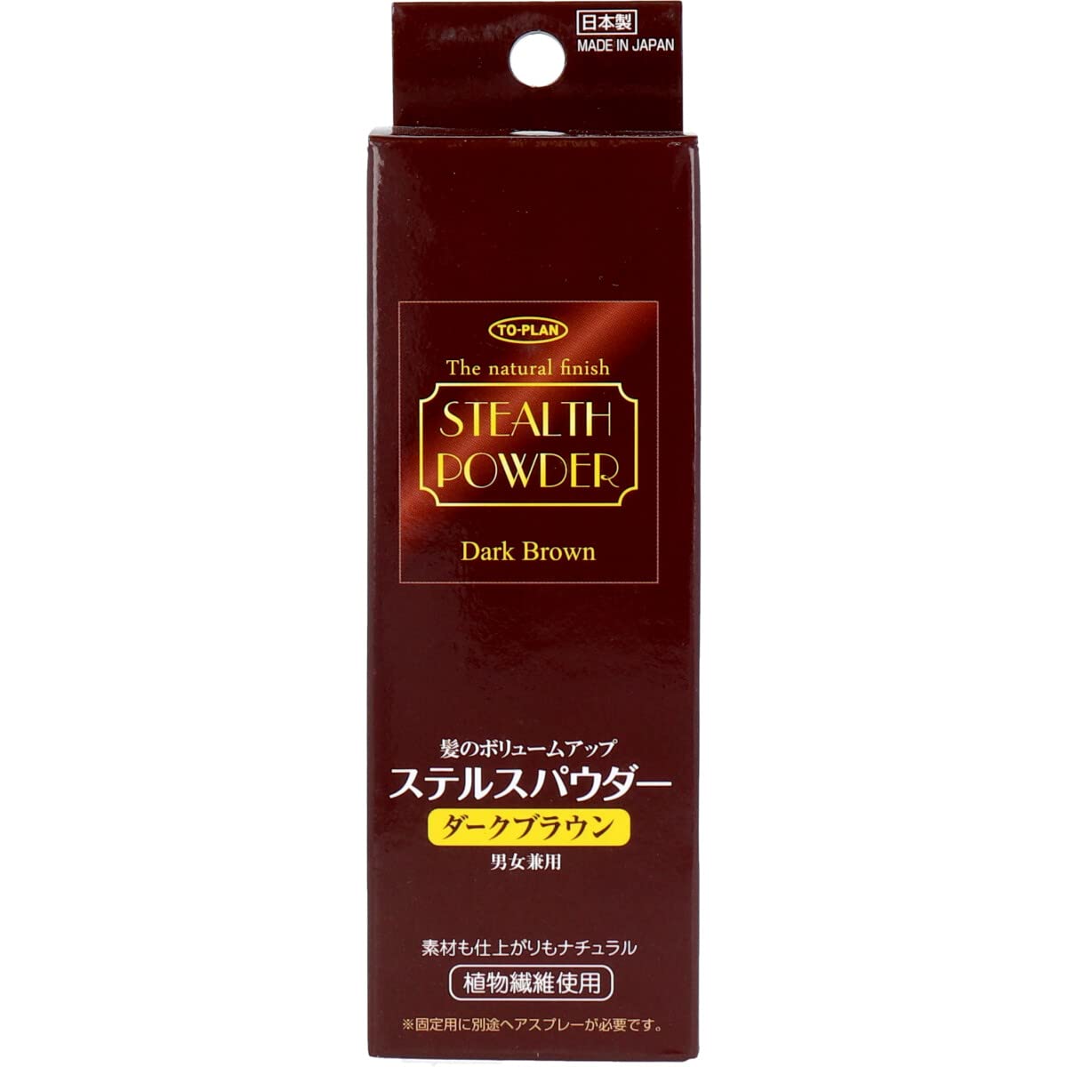 TO-PLAN Hair Volume Up Stealth Powder Dark Brown 25g