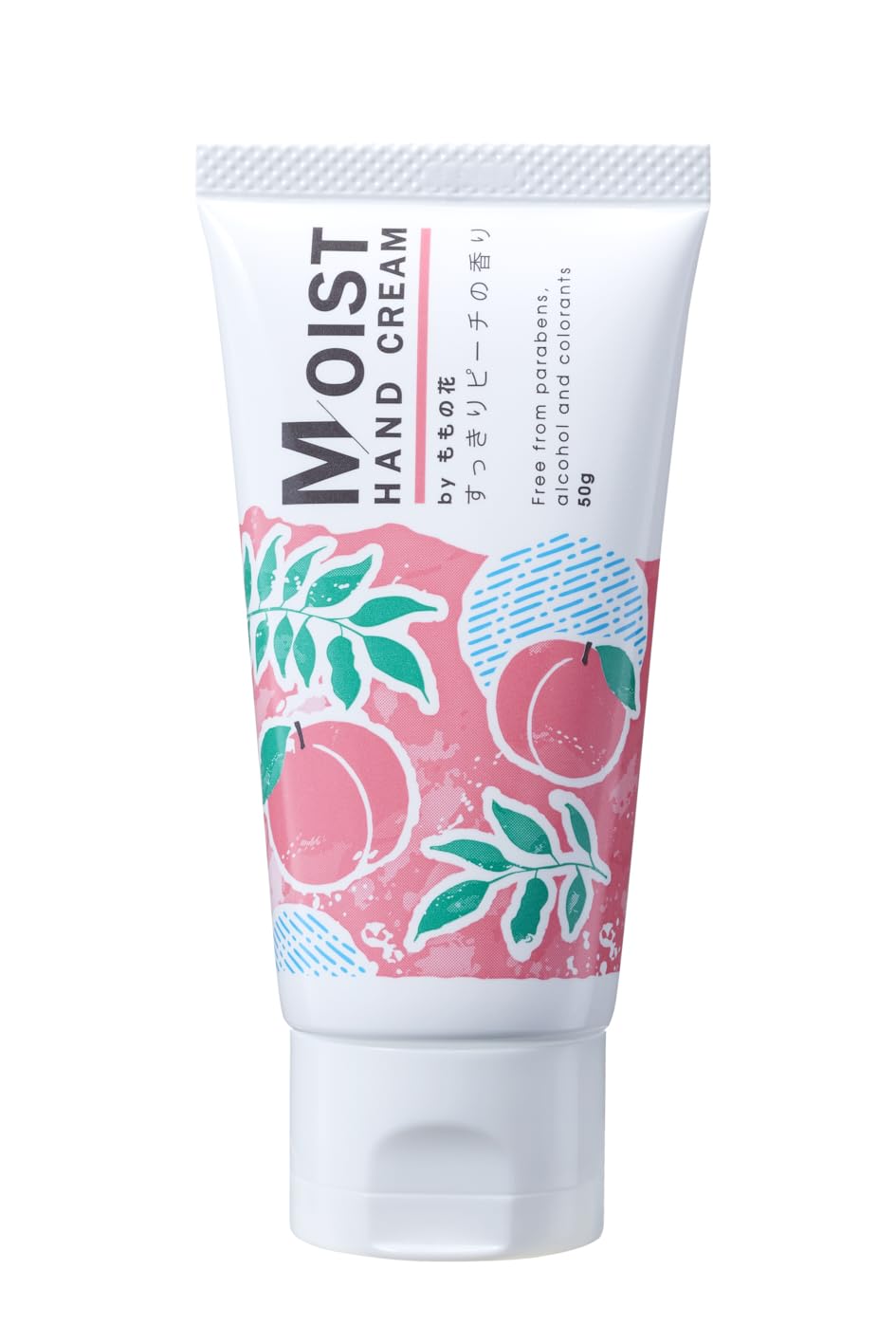 Moist hand cream Sukkiri Peach