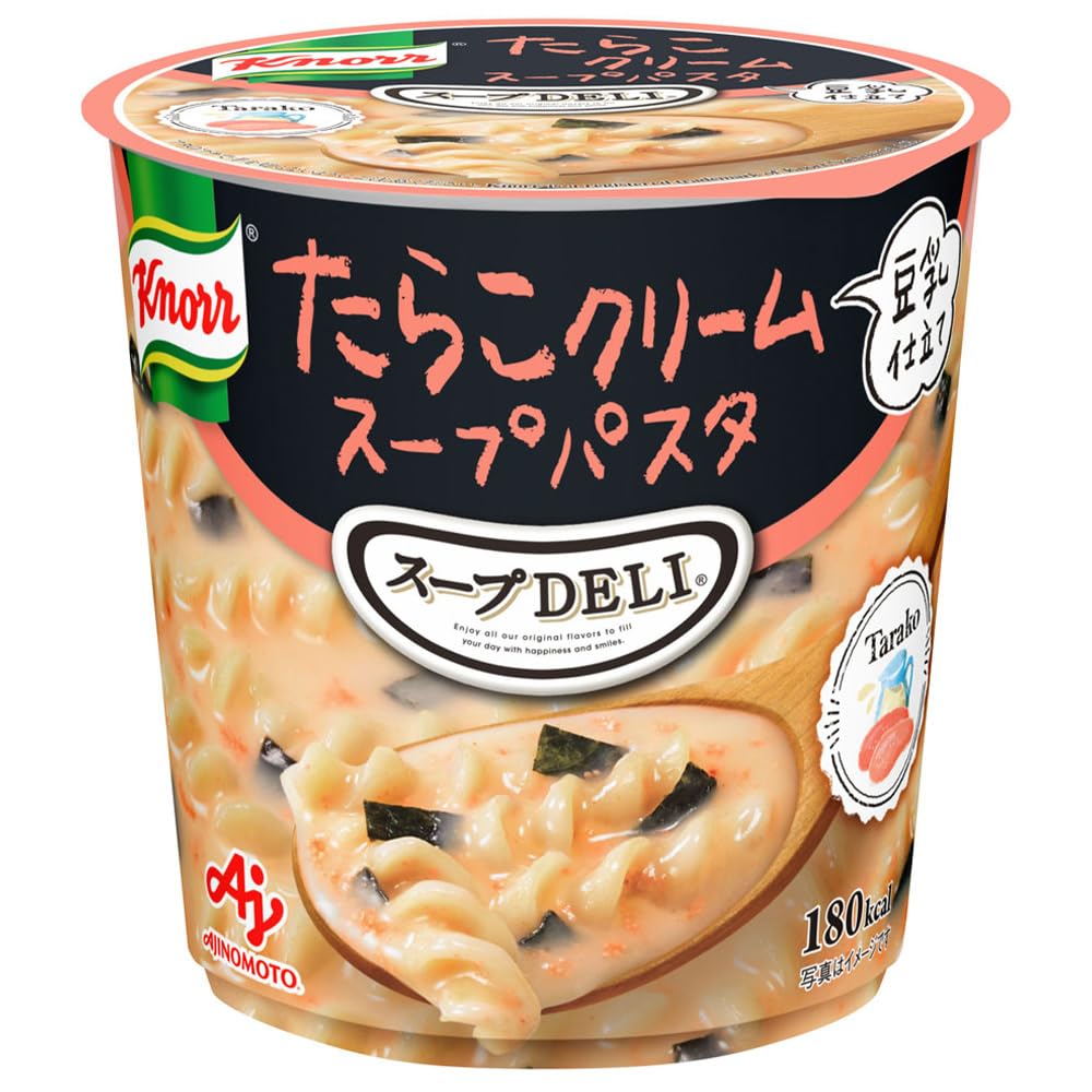 Ajinomoto Knorr soup DELI cod roe cream soup pasta<Soy milk preparation> 44.7g x 6 pieces