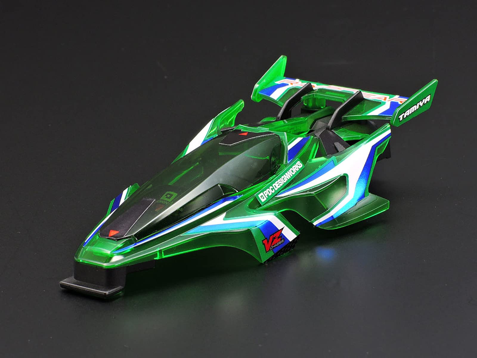 TAMIYA Racer Mini 4WD Series số 99 Rayspear VZ Chassis 18099