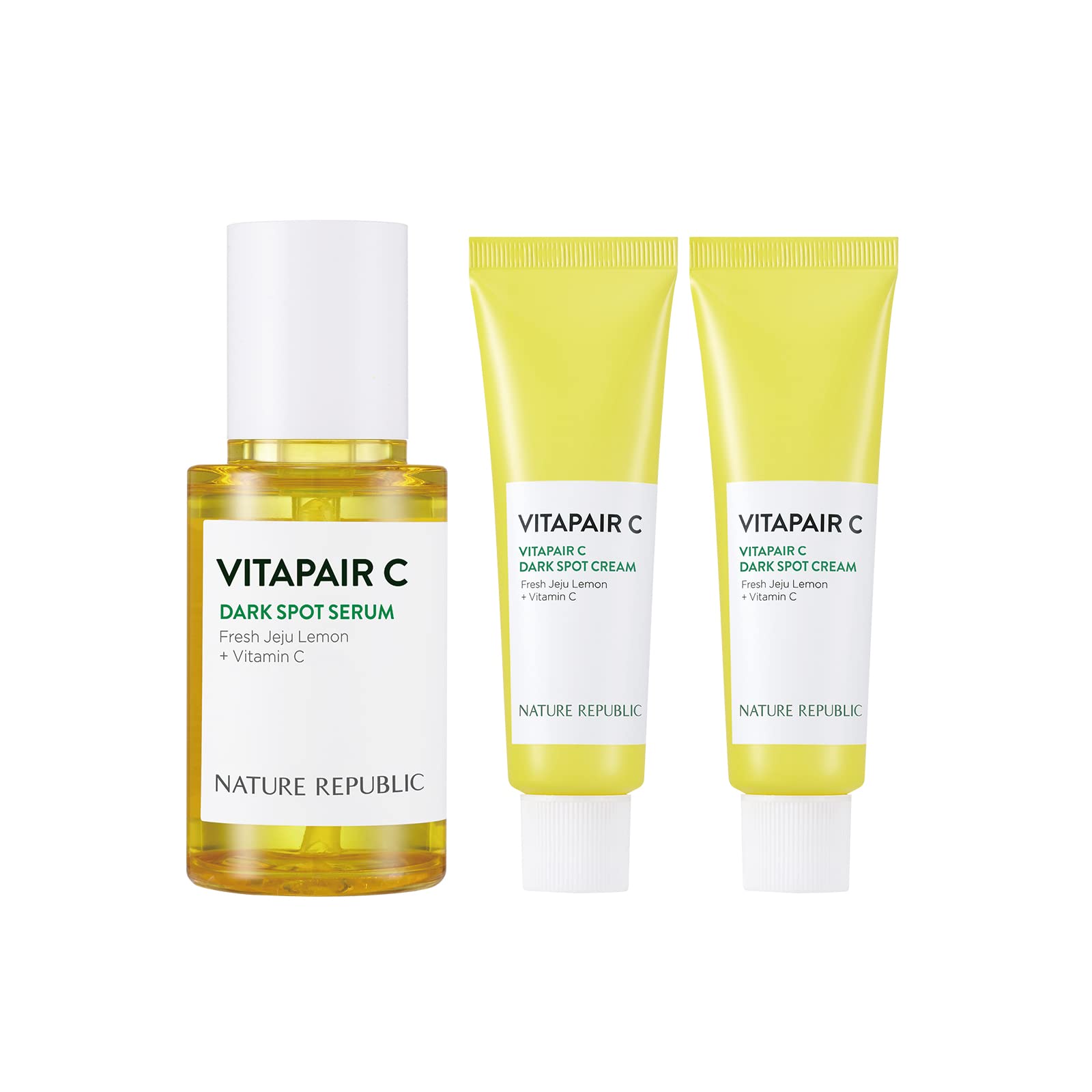 【NATURE REPUBLIC OFFICIAL】 비타 페어 C 집중 미용액 (45mL + 10mL × 2 개) 베스트 피부 미용 톤 업 시미 케어 쿠스미 케어