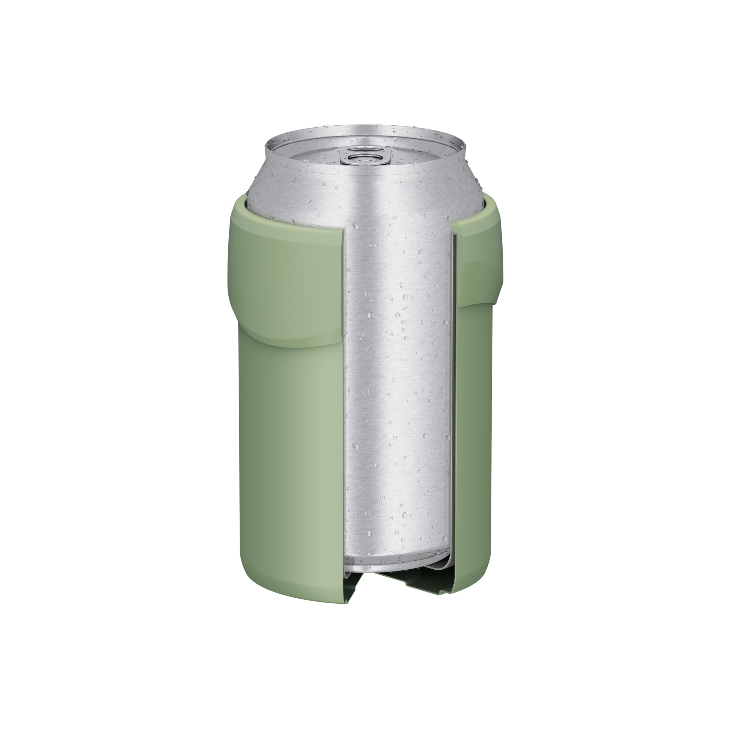 サーモス 保冷缶ホルダー 350ml缶用 2wayタイプ カーキ JDU-350 KKI
