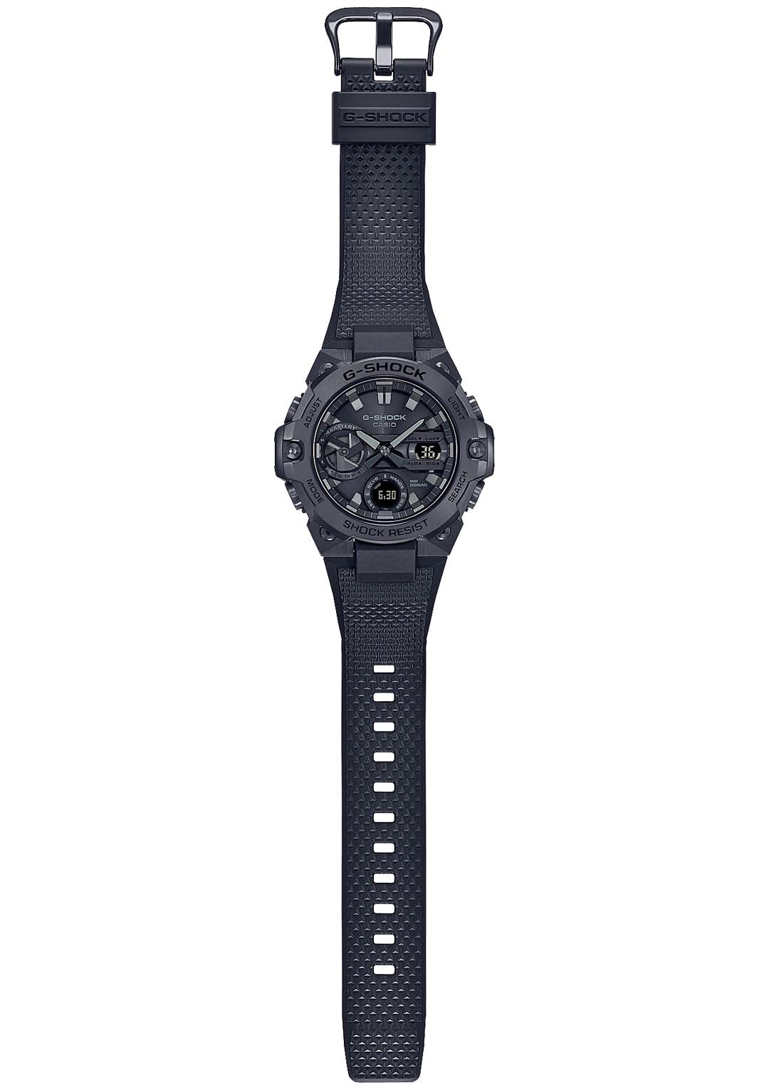 [Casio] G-Shock Watch [Domestic Genuine Product] G-STEEL Smartphone Link Carbon Core Guard Structure GST-B400BB-1AJF Men's All Black