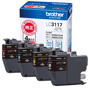 [brother genuine] Brother Industries 4-color ink cartridge pack LC3117-4PK Compatible model numbers: MFC-J6983CDW, MFC-J6583CDW, MFC-J5630CDW, etc.