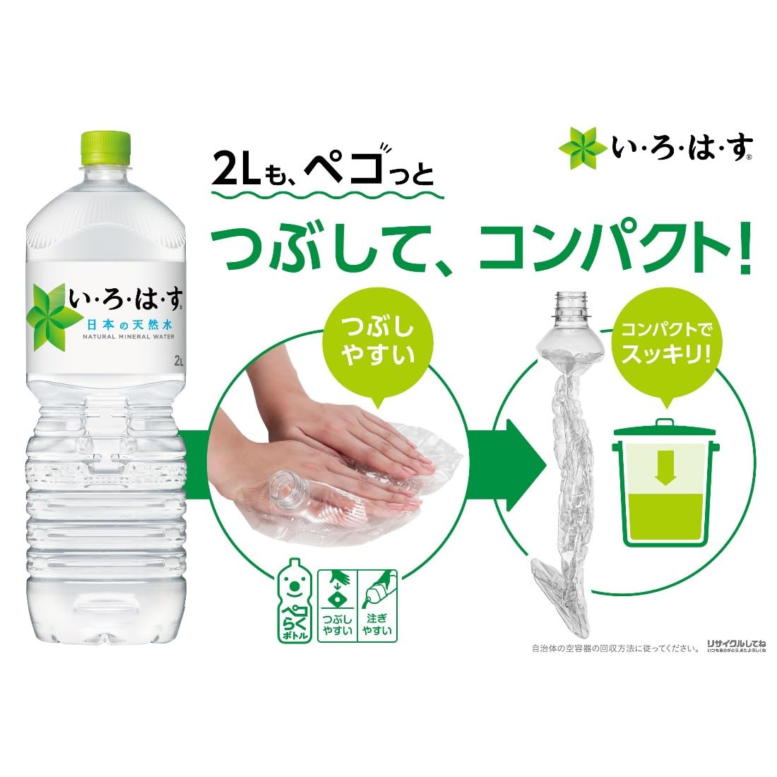 い・ろ・は・す 2L PET ×8本