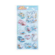 SE72401 San-X Universe Air Inn Mascot Seal Twin Rabbit Angel