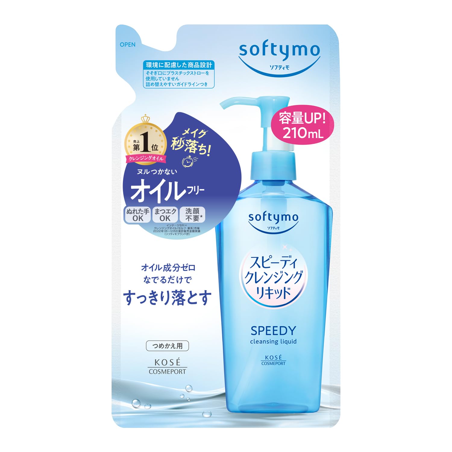 Softymo Speedy Cleansing Liquid Refill 210mL