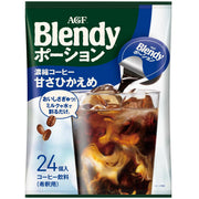 Cà phê cô đặc AGF Blendy Potion Độ ngọt thấp 24 miếng [Cà phê đá] [Potion cà phê]