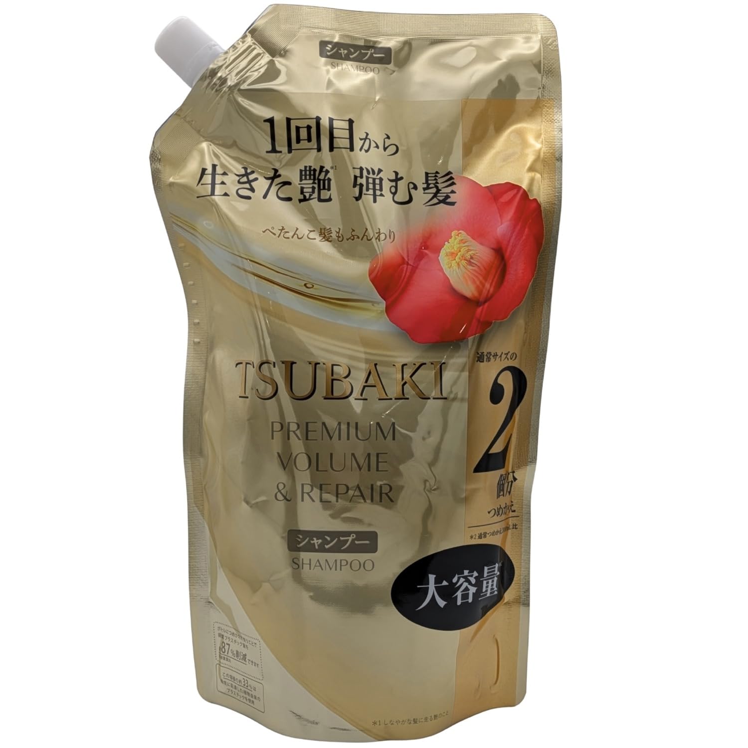 TSUBAKI Premium Volume & Repair Shampoo Floral Camellia Scent Refill 600mL