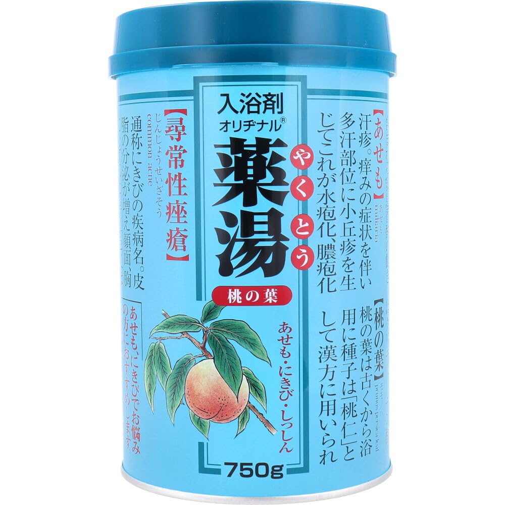 Original medicinal bath salt peach leaf 750g