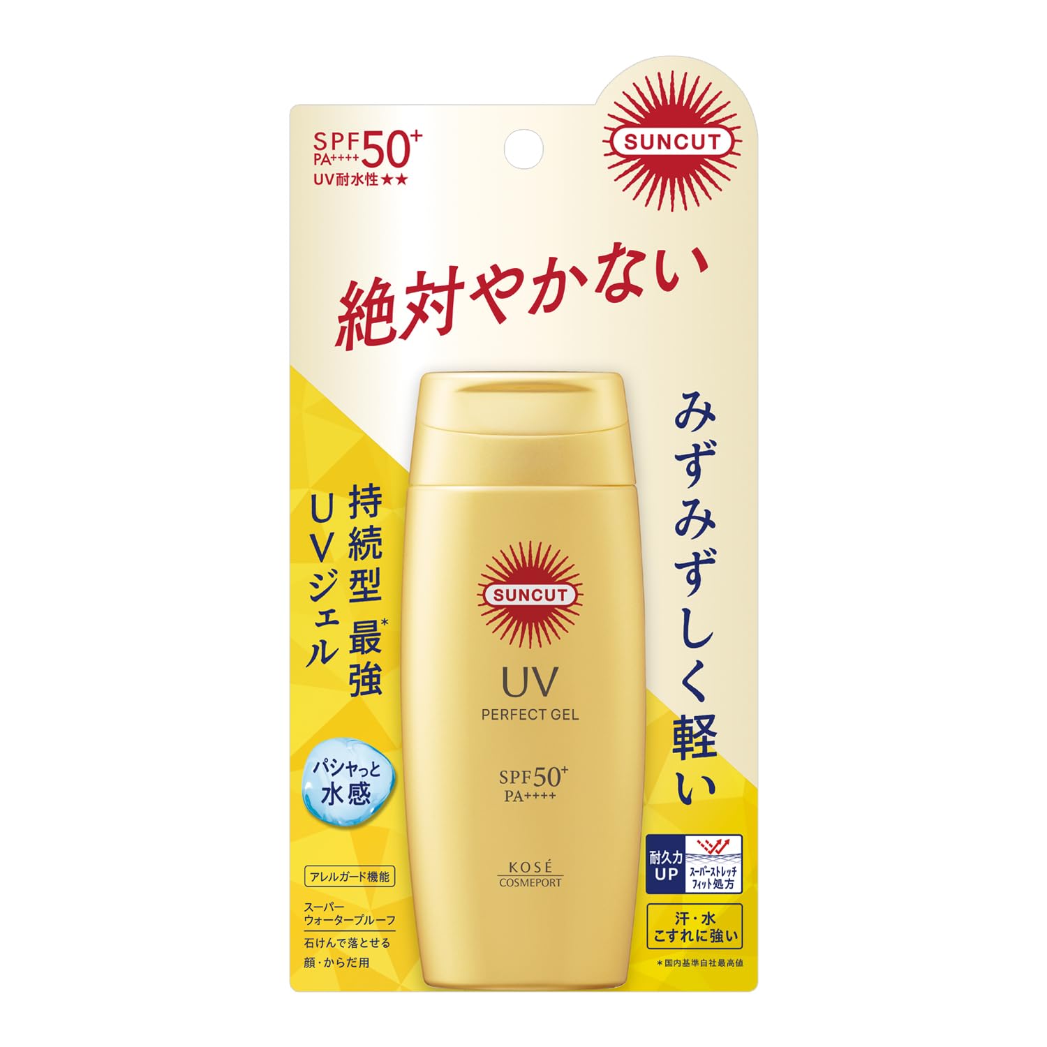 Kose Cosmeport Suncut Perfect UV Gel SPF50+ PA++++ (80g) Sunscreen UV Care