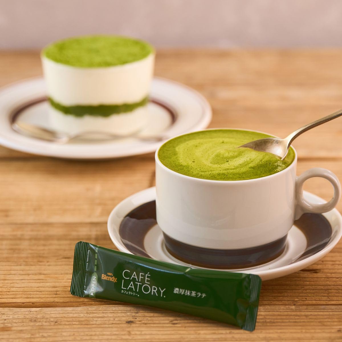 AGF Blendy Café Latry Stick Rich Matcha Latte 6 chai x 6 hộp [Bột Matcha] 11.5g (x 36)