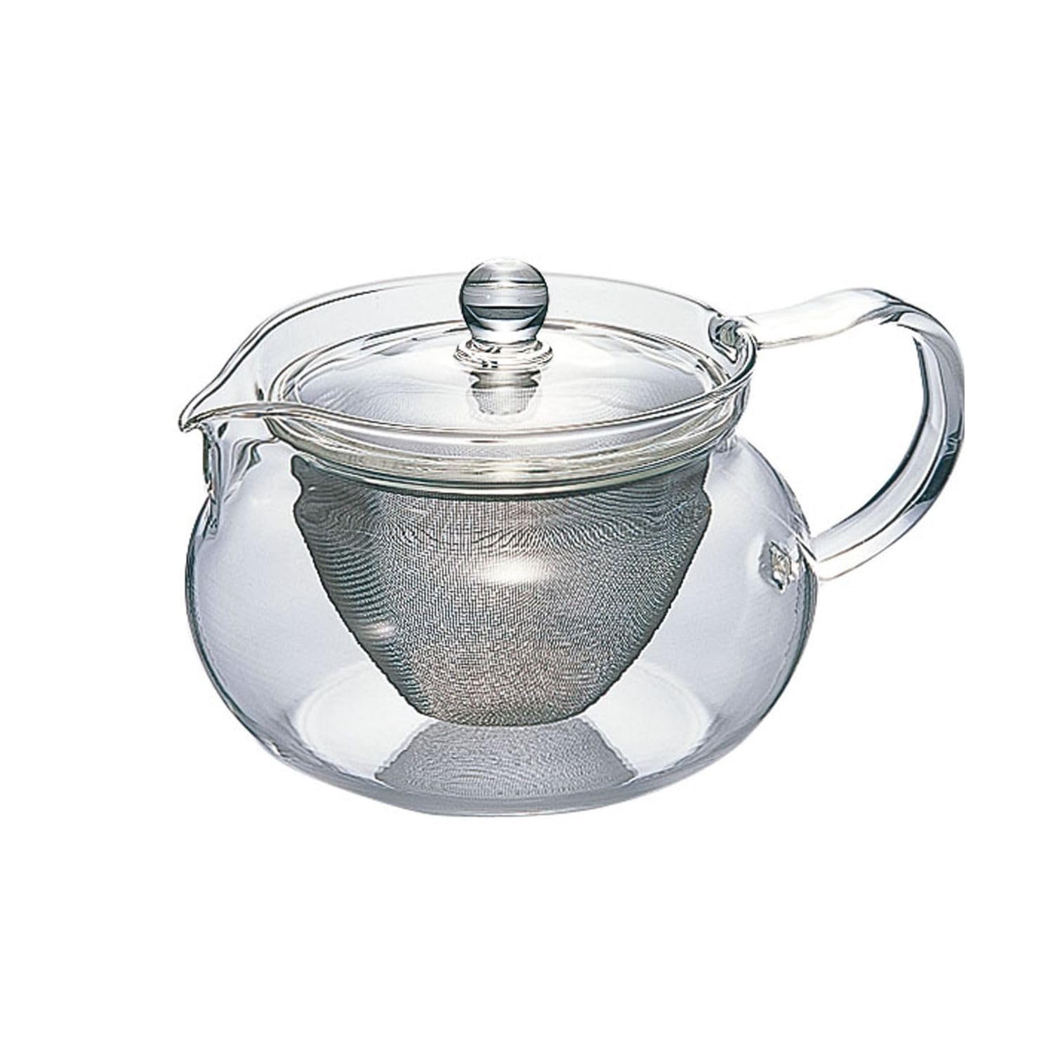 HARIO Tea Tea Teapot Round Practical Capacity 450ml Heat Resistant Glass CHJMN-45T