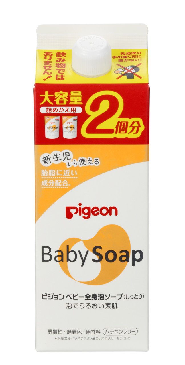 Xà Phòng Tạo Bọt Toàn Thân Pigeon Baby (Moist) Refill 2 lần 800ml