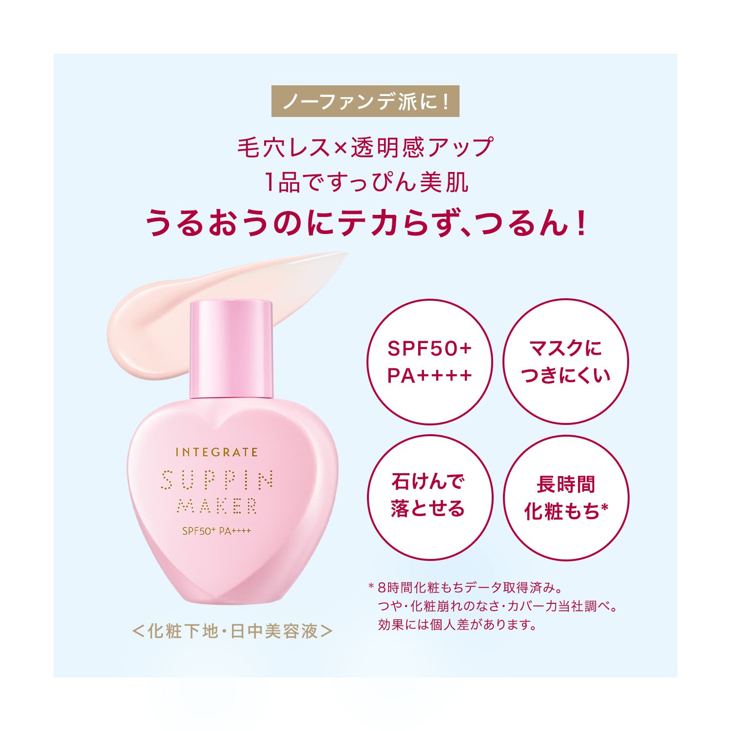 INTEGRATE Makeup Maker Tone Up UV Pure Color Makeup Base Unscented Pure Color Body 25มล