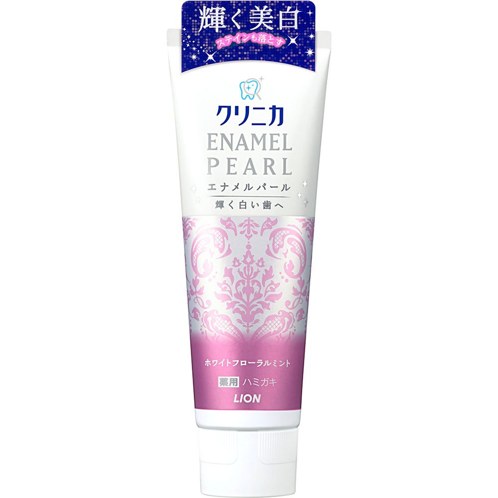 [Quasi-drug] Clinica Enamel Pearl Toothpaste 130g White Floral Mint Toothpaste Shining Whitening Original Teeth Whitening Whitening Fluorine