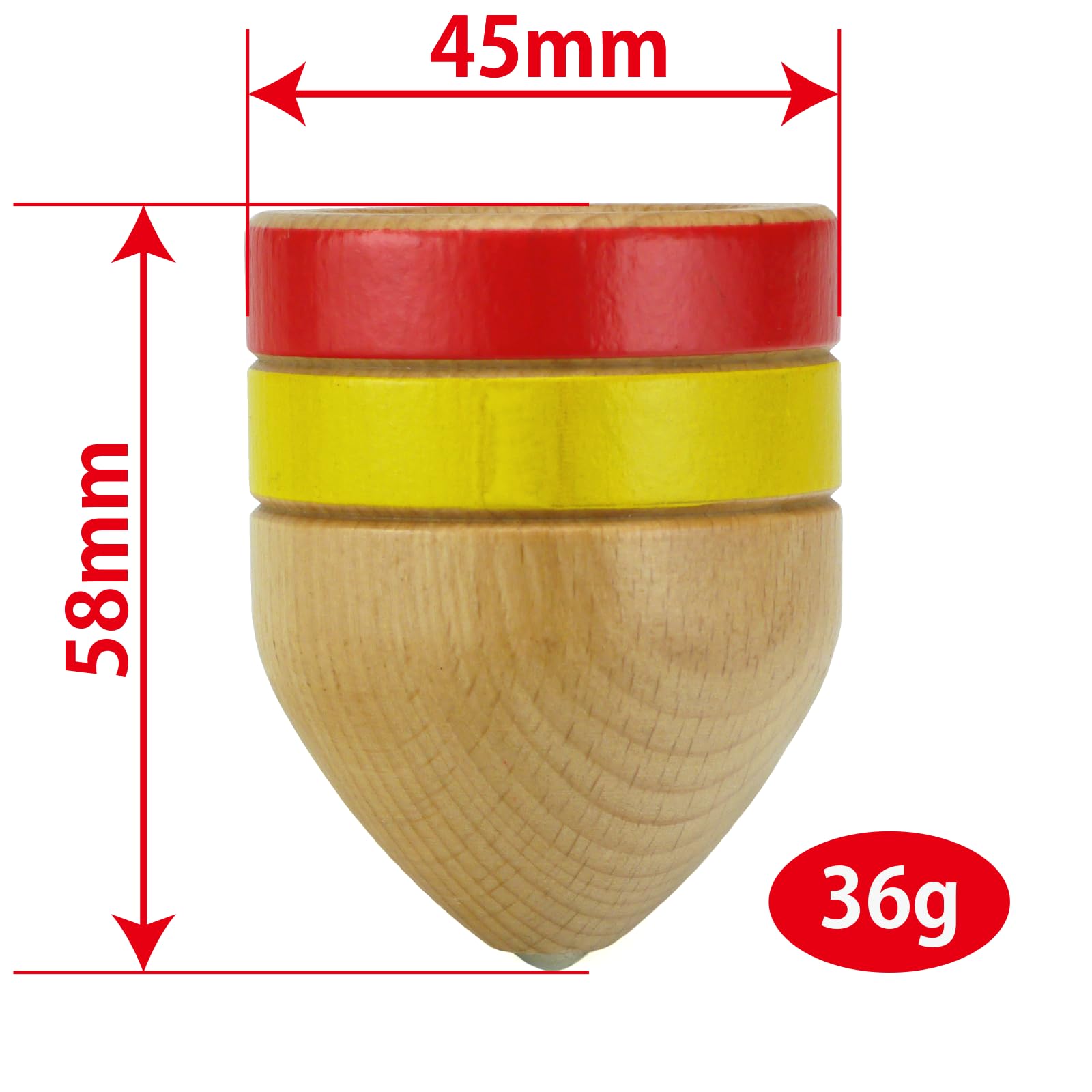 Spin Gear A traditional spinning top that is hit with a string, a wooden spinning top, a beating top that spins well on an iron shaft (colored)