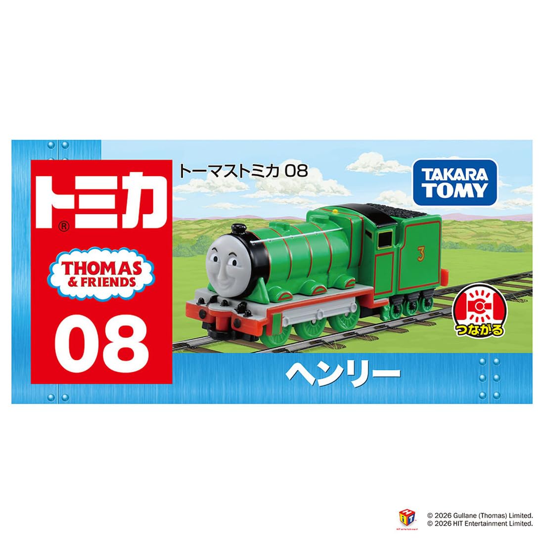 Takara Tomy Tomica Thomas Tomica 08 亨利迷你汽车适合 3 岁以上