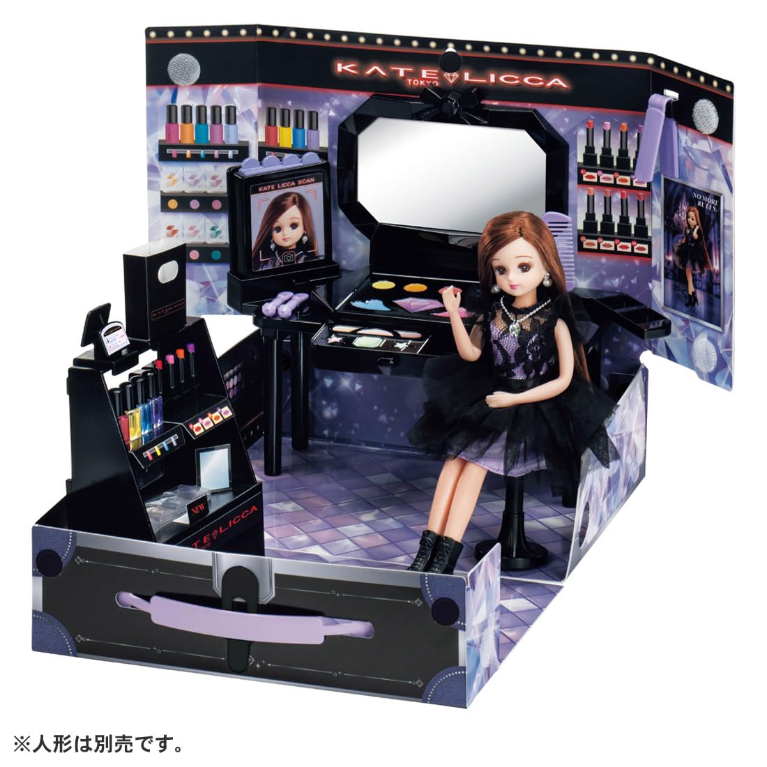 TAKARA TOMY Licca-chan LF-14 KATE LICCA Makeup Shop Dress-up Play Toy Ages 5+