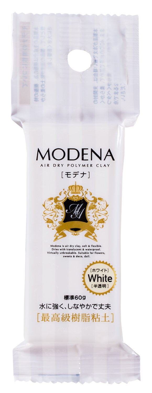 Pajico Resin Clay Modena White 60g White Made in Japan 303117