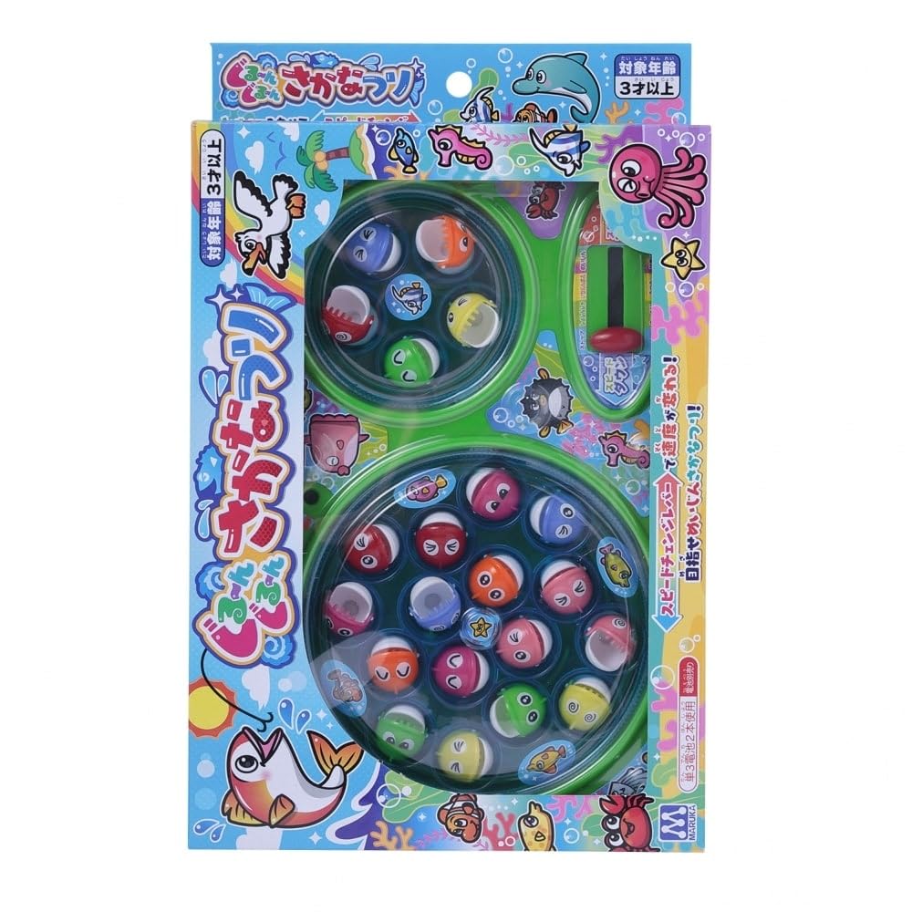 Maruka Gurunguru Fishing Toy Game Ages 3+ 193852 *Color cannot be selected
