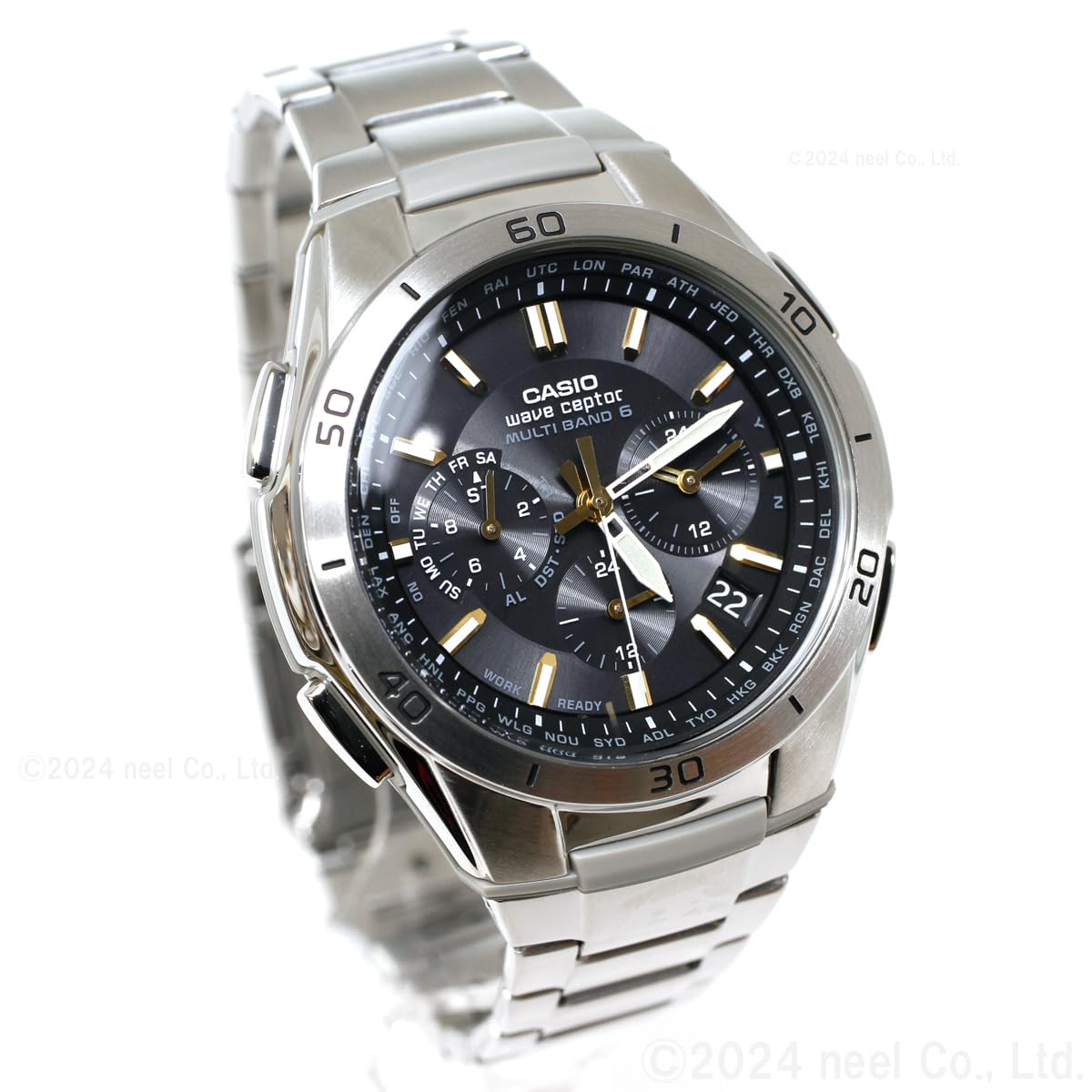 [Casio] Wave Ceptor Watch [Domestic Genuine Product] Radio Solar WVQ-M410DE-1A3JF Men's Silver