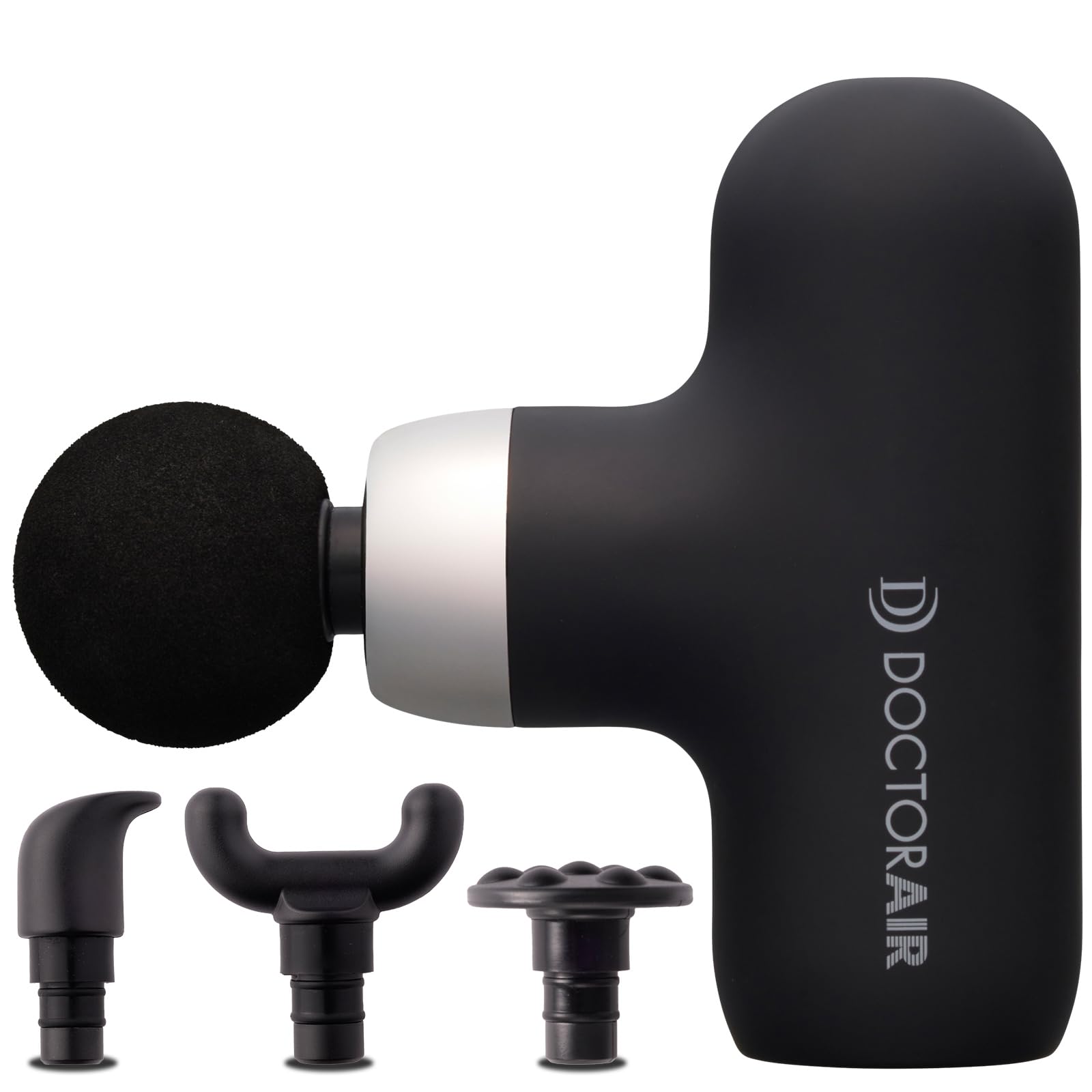 [Lightweight 260g x Easy-to-grip design] Doctor Air Exercise Gun Care Black Handy Gun Compact REG-09 BK