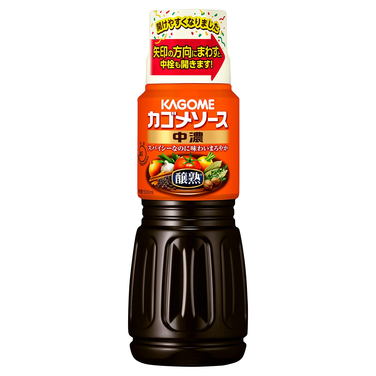 Kagome Jojuku Sauce Chuno 500ml x 4 pieces