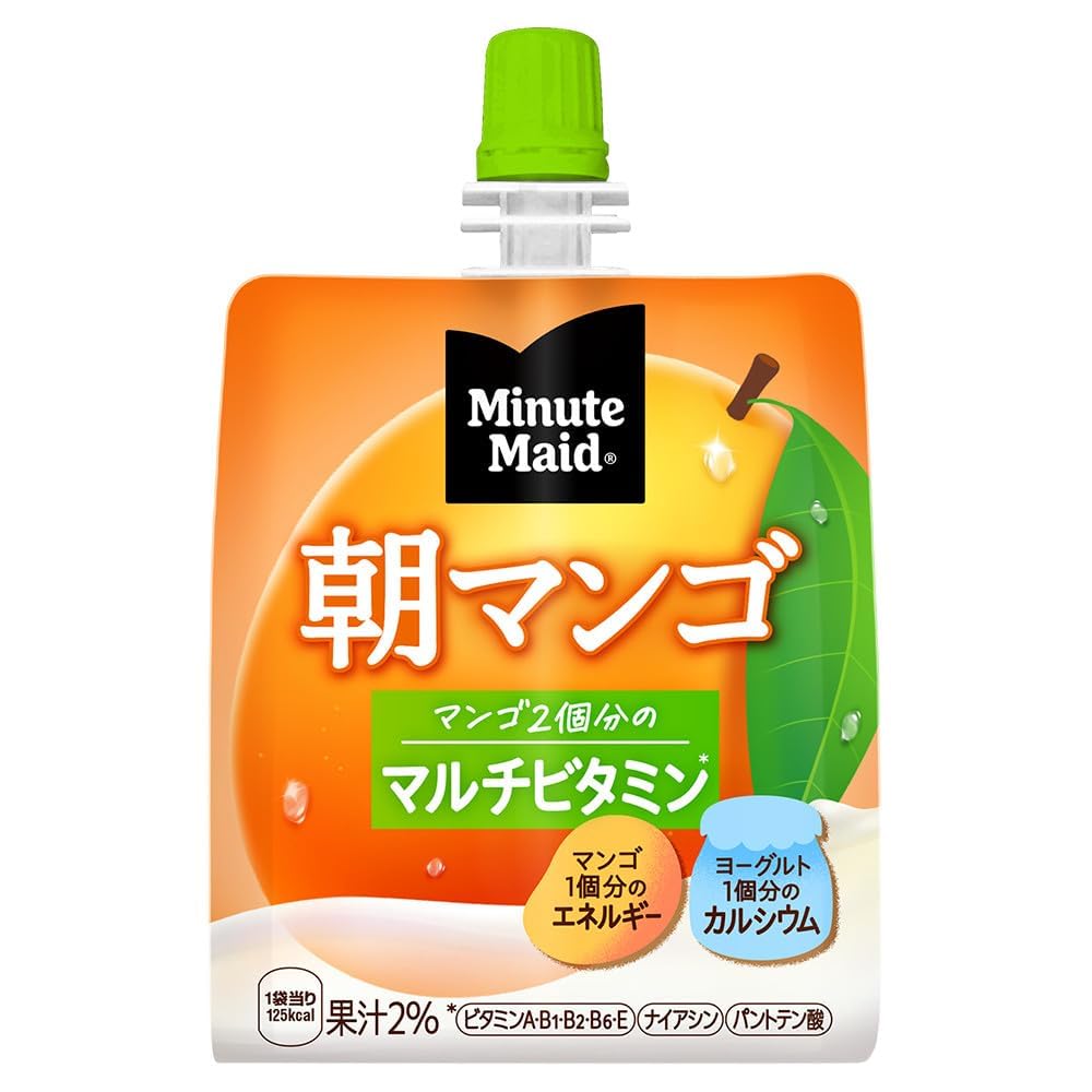 Coca-Cola Minute Maid Morning Mango 180g pouch x 24 pieces x (2 cases)