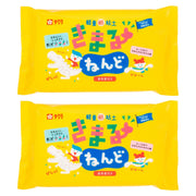 Sakura Crepas Đất sét giấy nhẹ Kimaru Nendo 100g 2 miếng kèm túi bảo quản KN-L(2) Trắng