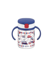 Richell Aclear Outing Straw Mug R 200 Navy Blue 1 piece 200ml 7 months