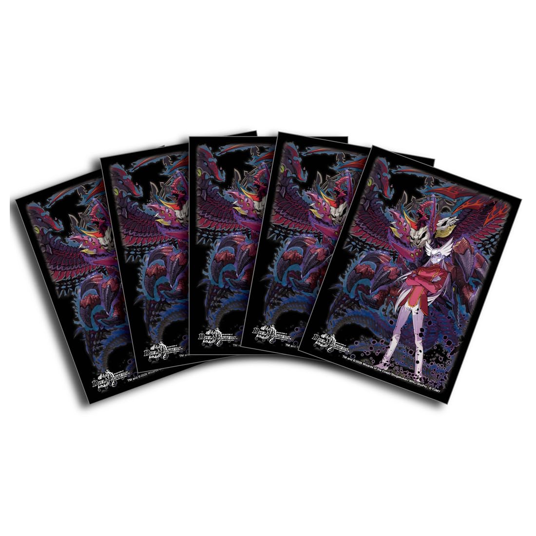 TAKARA TOMY Duel Masters DX Card Sleeve Evil Eye Demon Death Phoenix & Zakira