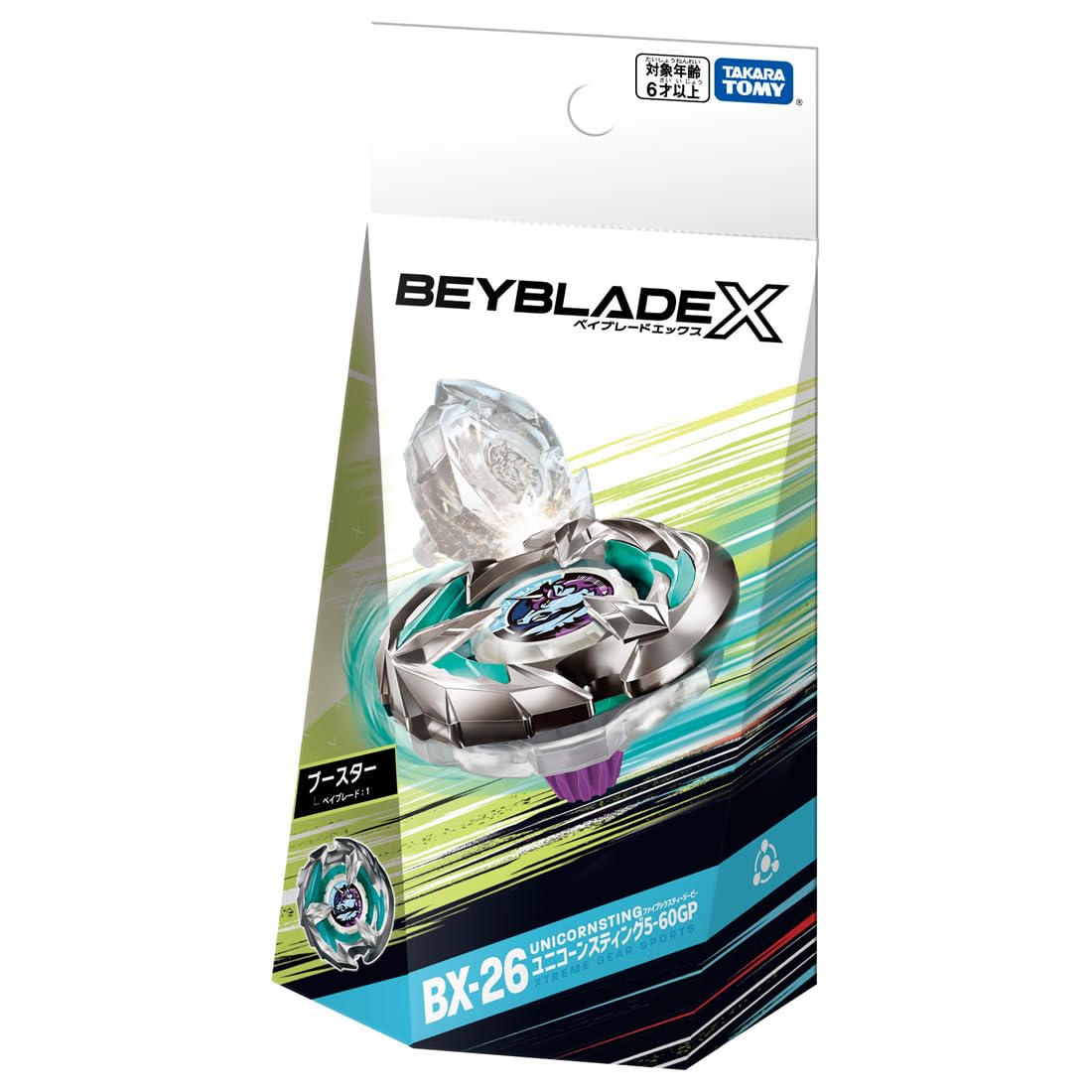 BEYBLADE X Beyblade X BX-26 Booster Unicorn Sting 5-60GP