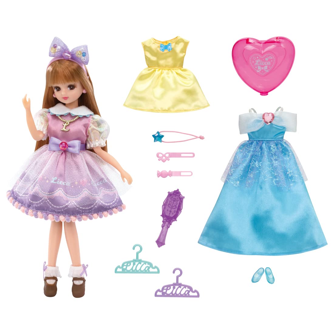 Takara Tomy Licca-chan Doll LD-01 Dreaming Licca-chan Gift Set Dress-up Play Toy Ages 3+