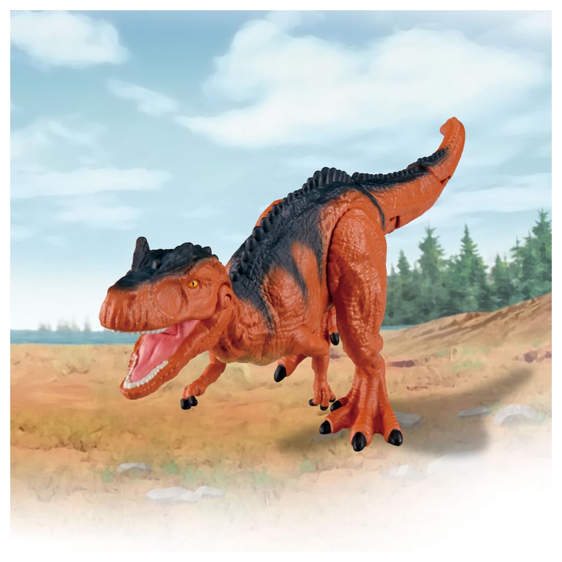 TAKARA TOMY Ania AL-19 Allosaurus Animal Dinosaur Toy Ages 3+