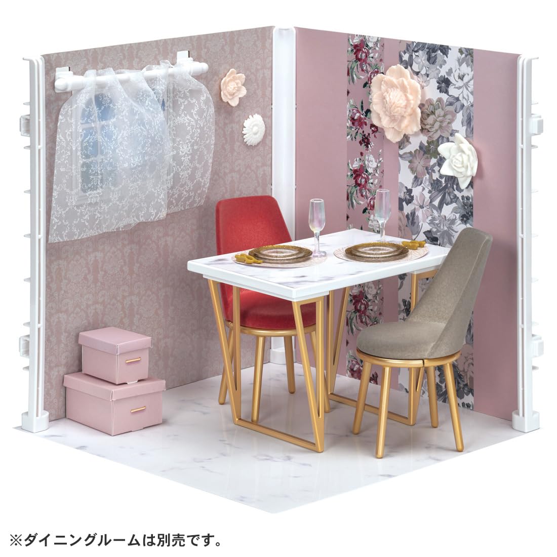 TAKARA TOMY Licca-chan LF-09 Interior Coordination Dining Table Set (Francfranc Collaboration) Dress-up Play Toy Ages 3+
