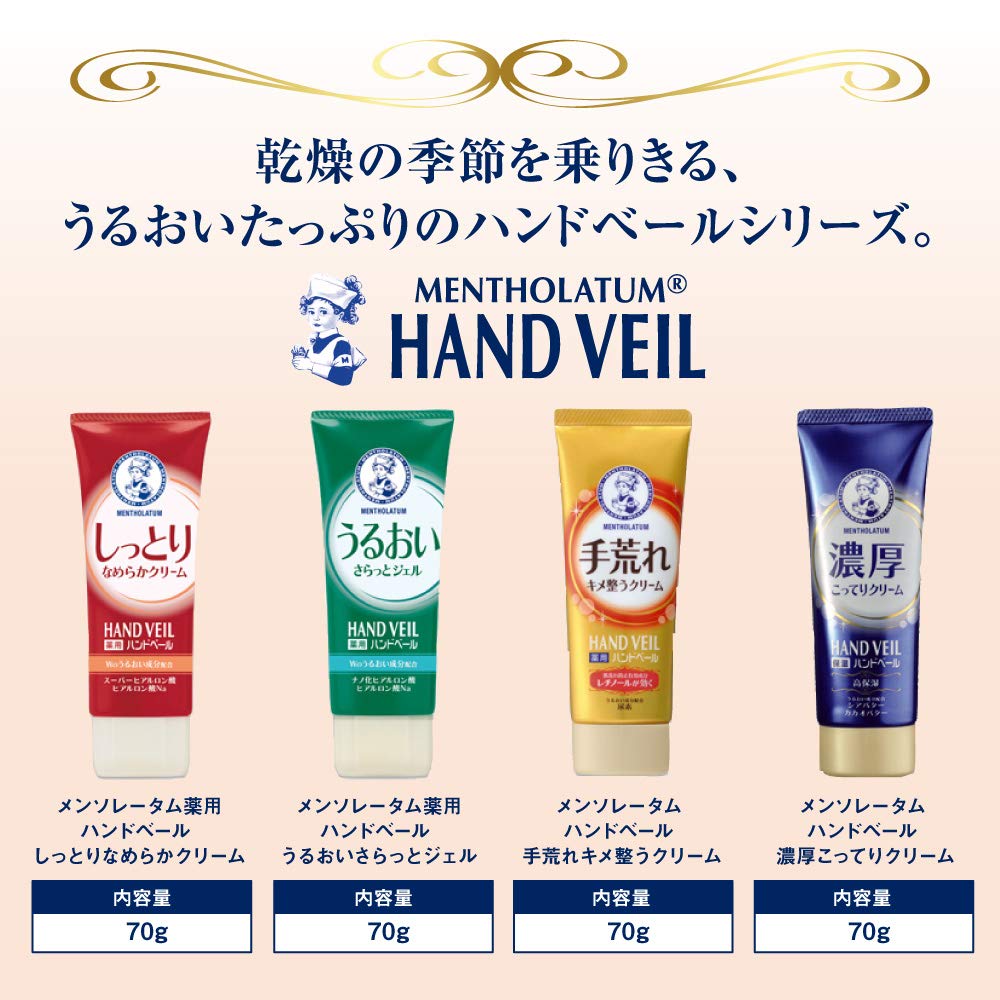 Mentholatum Mentholatum Hand Hand Veil Công thức rào cản bám dính cao Sữa ẩm cao cấp 200mL
